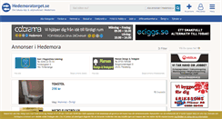 Desktop Screenshot of hedemoratorget.se